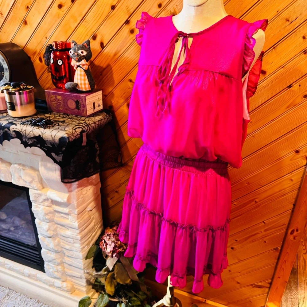 Adrienne Pink Fuchsia Dress - Picture 4 of 7